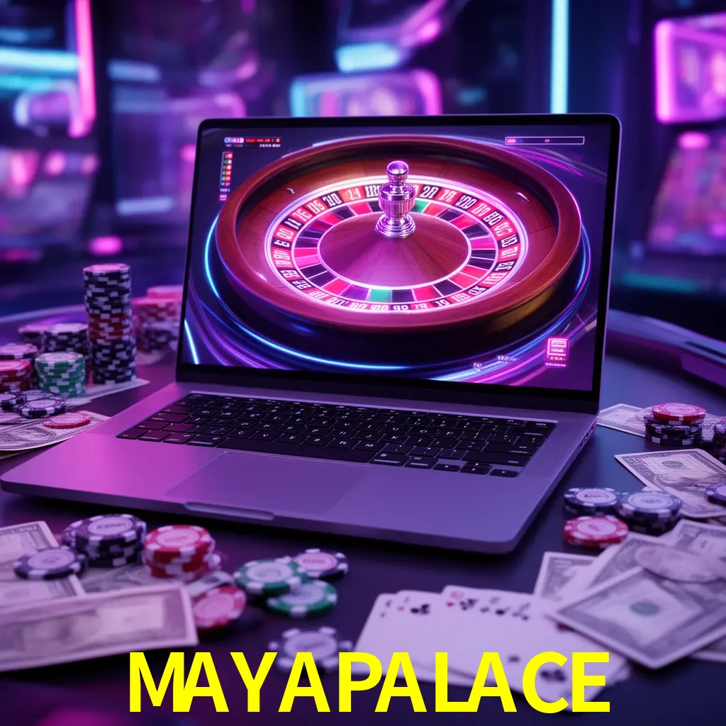 Centro móvil MAYAPALACE con casino, cajero, bonos, app y acceso de cuenta para México